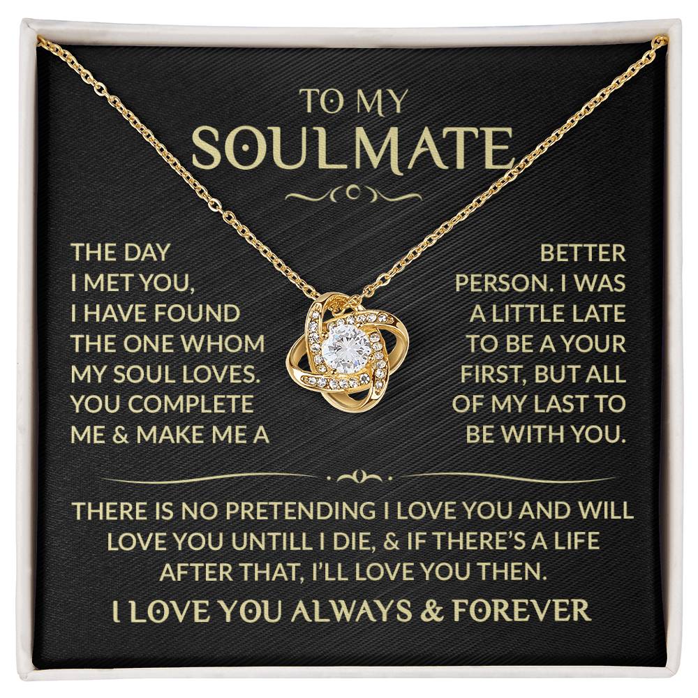 Heartfelt Gift for Soulmate - My Soul Loves