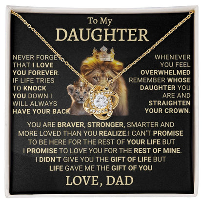 Heartfelt Gift from Dad to Daughter - Life Gave Me The Gift Of You