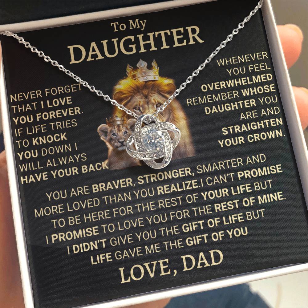 Heartfelt Gift from Dad to Daughter - Life Gave Me The Gift Of You